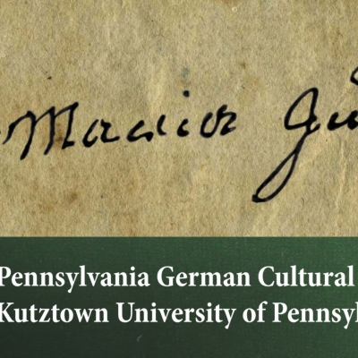 German-Language signature of Anna Maria Jungin, 1813